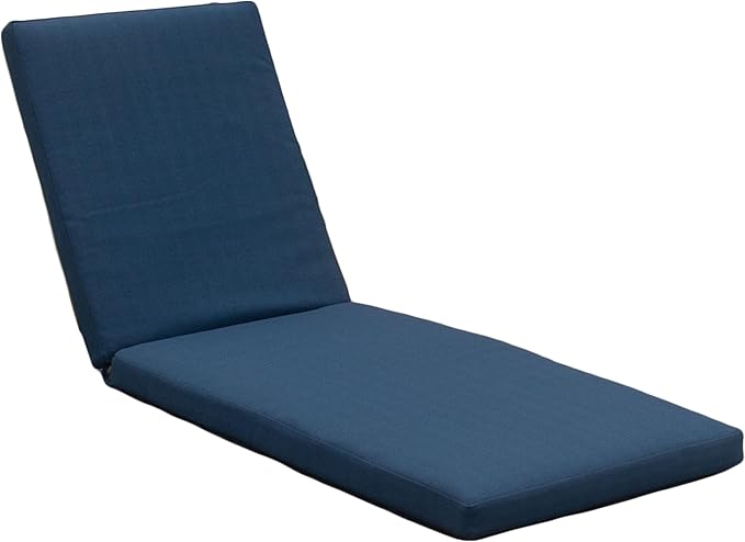 Tommy Bahama Chaise Cushion, 23" X 75" X 2.5", Bamboo Bay Cobalt