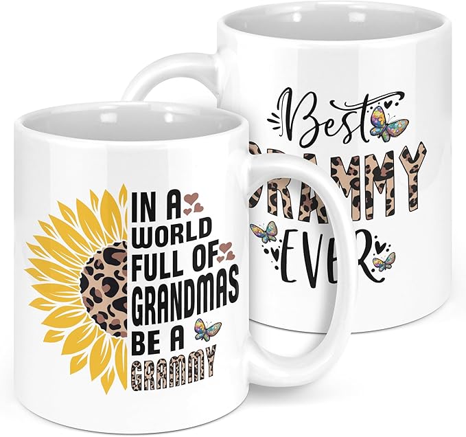 Grammy Christmas Gifts for Grandma 11oz Mug, Mothers Day Gifts For Grammy, Grammies Birthday Gift Ideas, Best Grammies Ever Mug