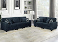 Legend Vansen Modular Sectional Sofa U Shaped Couch with Ottoman Modern Reversible Corner Sectional Couch for Living Room (Charcoal, 2+3)