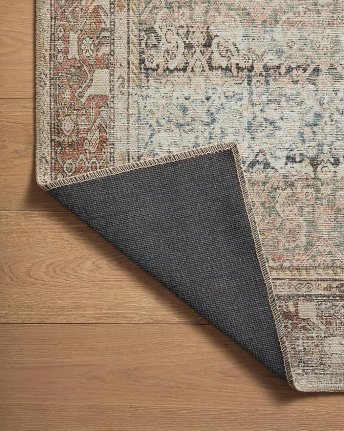 Loloi Amber Lewis Georgie Collection GER-09 Multi/Spice 5'-0" x 7'-6", .19" Pile Height, Area Rug