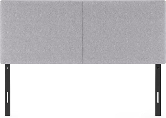 Furinno Roanne Upholstered Headboard, Full, Glacier