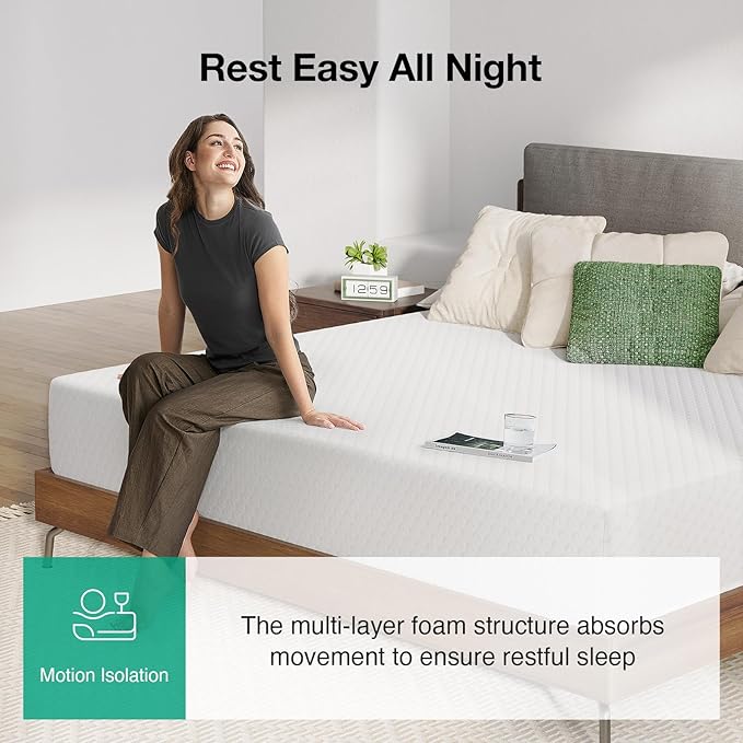 Novilla King Mattress 14 Inch, King Size Memory Foam Mattress for Pressure Relief & Supportive Comfort, Cool Refreshing Sleep Mattress in a Box, CertiPUR-US Certified, Medium Firm