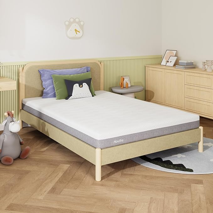 Novilla Full Mattress, 6-Inch Gel Memory Foam Mattress for Cool Night Sleep & Pressure Relief, Medium Firm Full Size in a Box, Bliss
