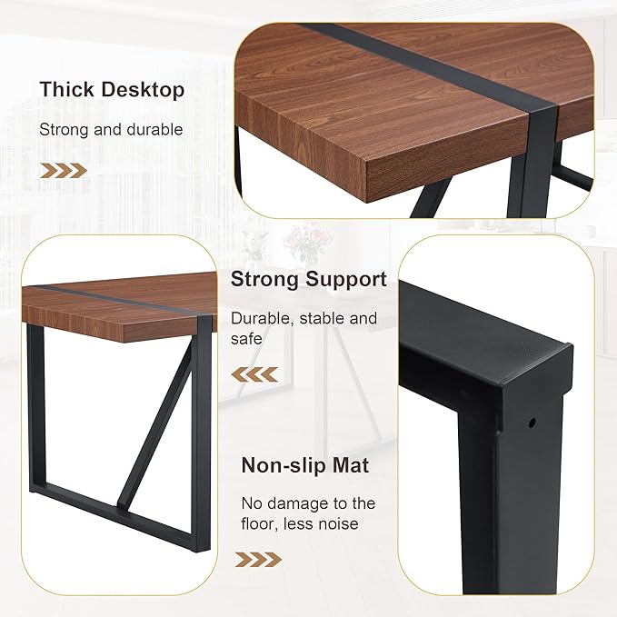 9 Piece Dining Table Set，Dining Room Table Set for 8，71'' Kitchen Table and Modern Chairs Set of 8，8 Chair Dining Table Set for Kitchen Dining Room