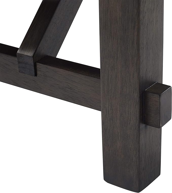 Crosley Furniture Hayden Wood Dining Bench for Entryway or Mudroom, Slate