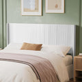 Wood Headboard King Size Headboard Only, 80.3" Wide Wooden Head Board King Size, Farmhouse Wall Mounted Headboards, Boho Headboards, Snow White