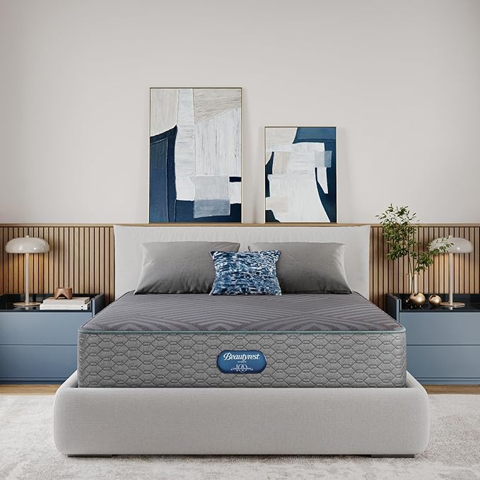Beautyrest Days End Medium Firm 12" Hybrid Mattress - King - Cooling Tech, Supportive Durable Pocketed Coils, Pressure Relief, Motion Separation; 100 Night Sleep Trial and 10 Year Warranty