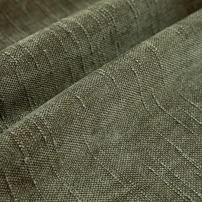 Foindtower Pack of 2 Soft Textured Chenille Throw Decorative Pillow Covers Square Accent Solid Cushion Cover Cozy Neutral Farmhouse Pillow Case for Couch Sofa Bedroom Living Room 20x20 Inch,Dark Green