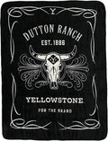 Northwest Yellowstone Silk Touch Throw Blanket, 46" x 60", Whiskey Label