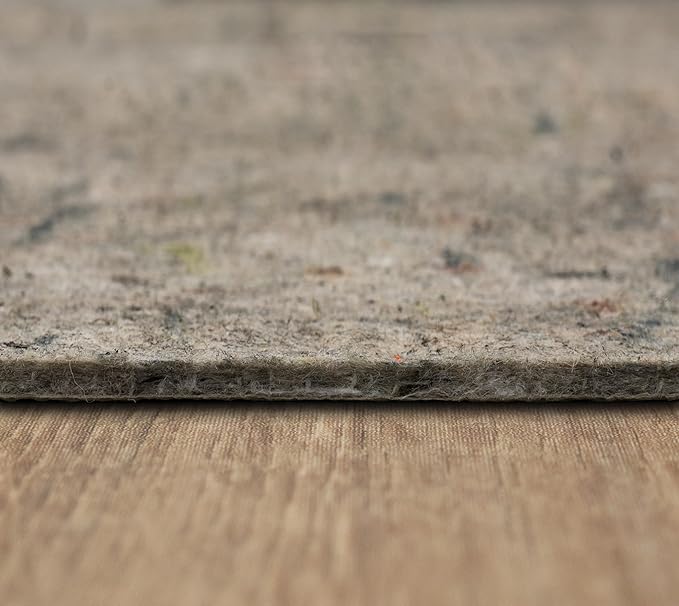 Mohawk Home 8' x 11' Non Slip Grip Rug Pad 1/4 Thick Felt + Rubber Backing - Dual Surface Safe for All Floors