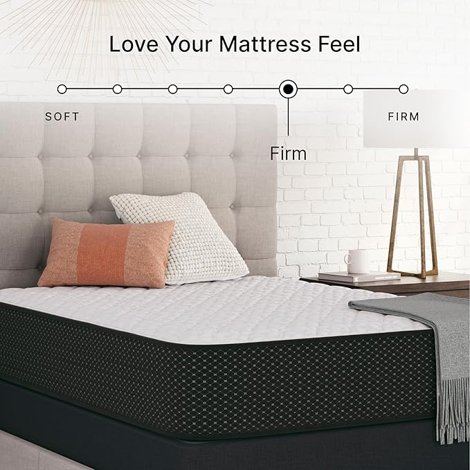 Signature Design by Ashley Limited Edition Firm 12 Inch Hybrid Mattress with Gel Memory Foam and Edge Support for Cool Sleep and Pressure Relief, Twin, Fiberglass Free, Mattress In A Box