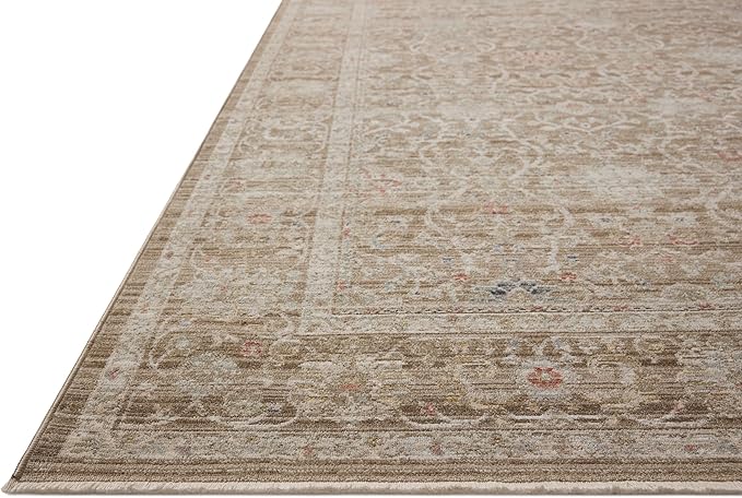 Loloi Chris Loves Julia Ida Collection IDA-03 Bark/Multi 9'-3" x 13'-1", .19" Pile Height, Area Rug