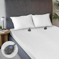 Sunbeam Electric Heated Mattress Pad Restful Quilted Extra-Cozy Fabric 12 Heat Settings 12-Hour Auto Shut-Off Deep Pocket Fit Machine Washable King 80" x 76"