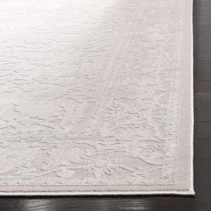 SAFAVIEH Area Rug 8x10 - Reflection Collection - Large - Cream & Ivory, Non-Shedding & Easy Cleaning, Ideal for Living Room, Bedroom, Dining Space (RFT665D)