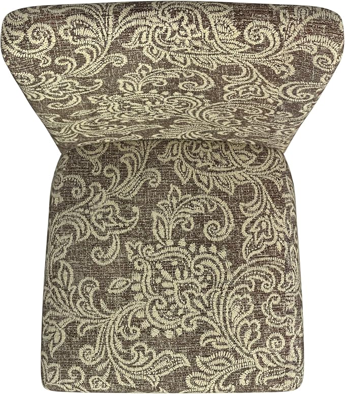 HomePop Classic Parsons Dining Chair, Pack of 2, Brown Jacobean Print