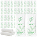 Moist Cotton Towel Bulk Moist Towelettes Individually Wrapped,White Towel Services,Refreshment Pre Moistened Towels for Dentist Travel Sport Party Hotel 50，Green tea