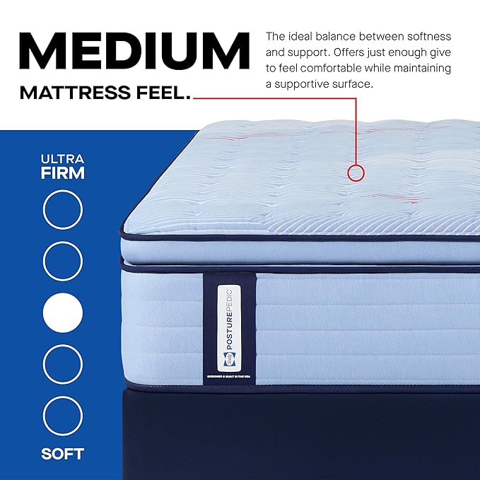 Sealy Posturepedic® Fayette 14" Medium Pillowtop Innerspring Mattress - Twin