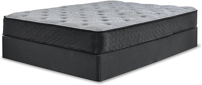Signature Design by Ashley King Size Comfort Plus 10 Inch Hybrid Mattress with Lumbar Support Gel Memory Foam, Fiberglass Free, Mattress In A Box