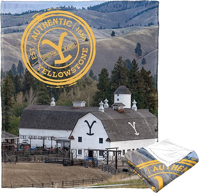 Northwest Yellowstone Silk Touch Throw Blanket, 50" x 60", Welcome to Yellowstone