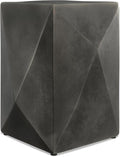 SIMPLIHOME Danner Side Table – 14 inch Wide Cast Aluminum Square Accent Table in Graphite, Modern Industrial End Table for Living Room, Bedroom, or Office with Sturdy Base, Assembled