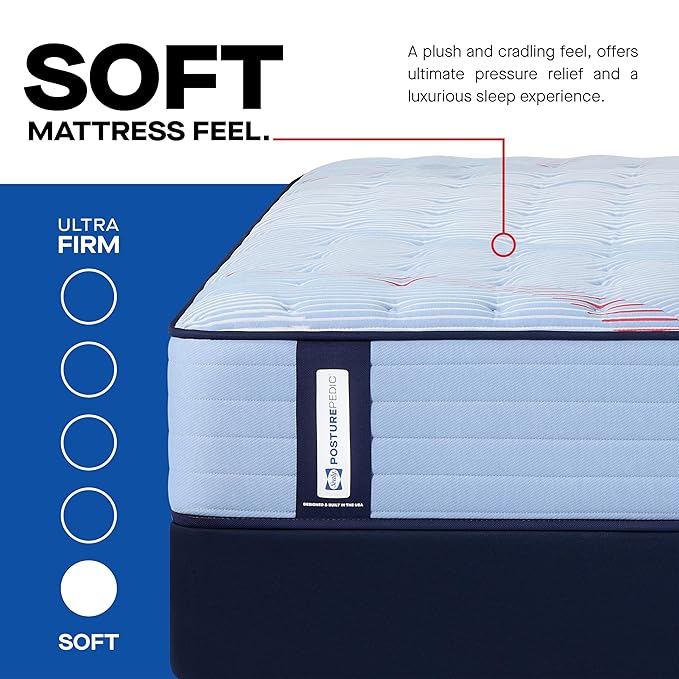 Sealy Posturepedic® Fayette 13" Soft Tight Top Innerspring Mattress - California Twin