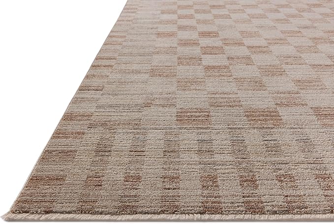 Loloi Amber Lewis Cali Collection CIL-06 Brick/Natural 11'-6" x 15'-7", .25" Pile Height, Area Rug