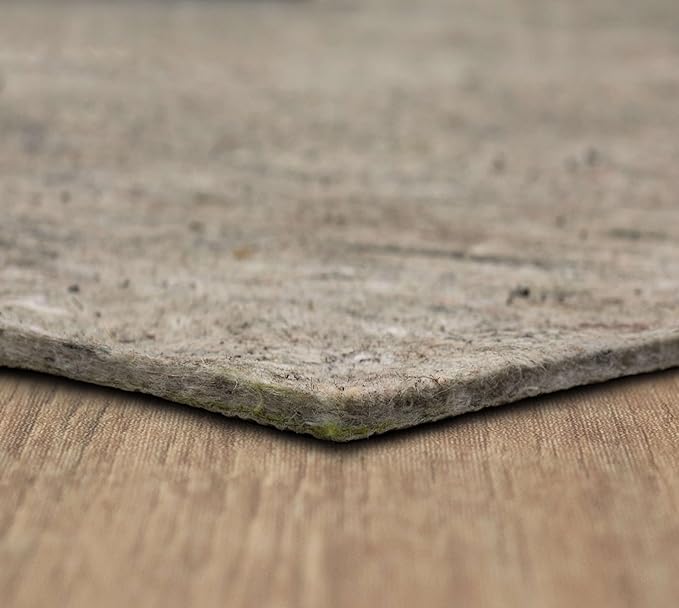 Mohawk Home 10' x 13' Non Slip Grip Rug Pad 1/4" Thick Dual Surface Felt Cushion + Rubber Gripper - Safe for All Floors