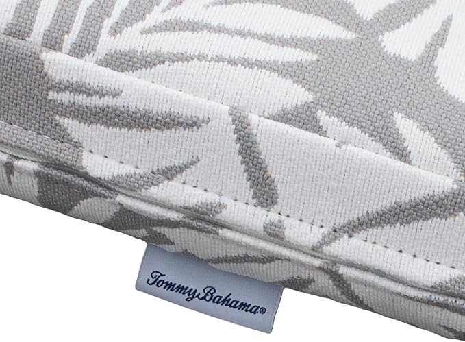 Tommy Bahama Bench Cushion, 50" X 19" X 2.5", Tropical Chrome