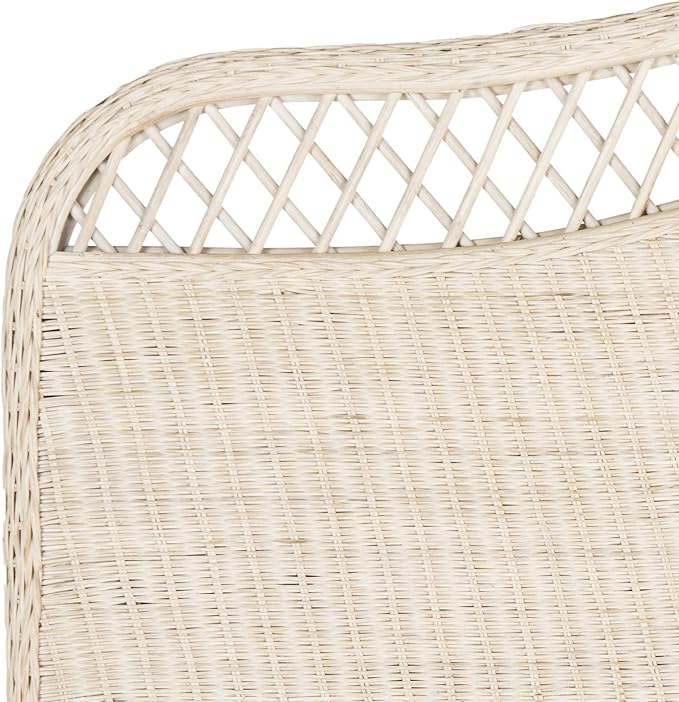 Safavieh Home Collection Sephina White Washed Rattan Headboard (Queen)
