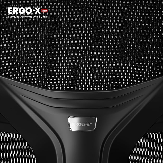 FLEXISPOT ErgoX-PRO Ergonomic Office Chair with Footrest Black – Cloudtech Cushion, 5D Lumbar, 7D Armrests, 4D Headrest, 551LBS Capacity – Office, Gaming, Home