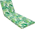 Tommy Bahama Chaise Cushion, 23" X 75" X 2.5", Coastal Palm Green Leaf