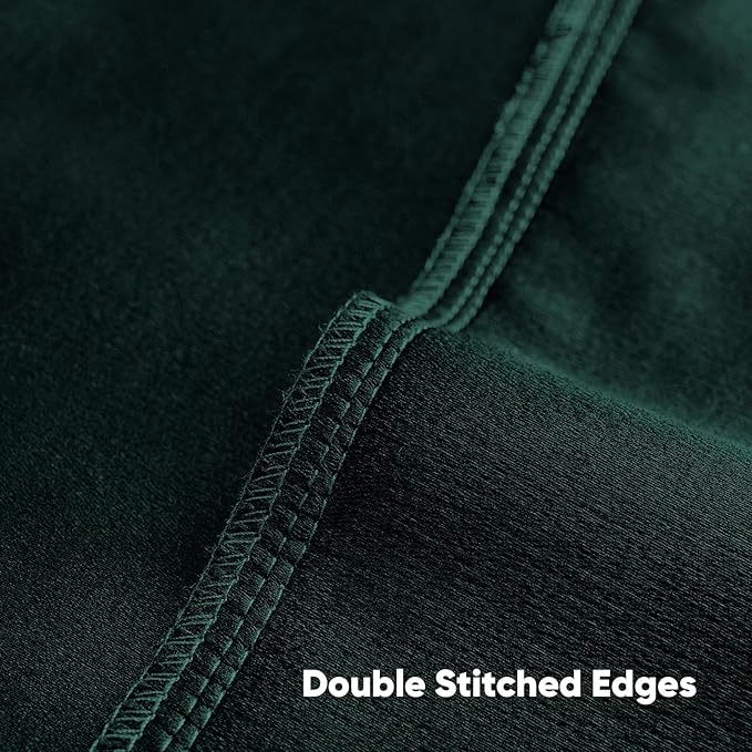 FUTEI Teal Chenille Decorative Throw Pillow Covers 26x26 Inch Set of 2,Soft Cozy Faux Linen Textured Euro Pillow Shams,Farmhouse Home Decor for Couch Living Room