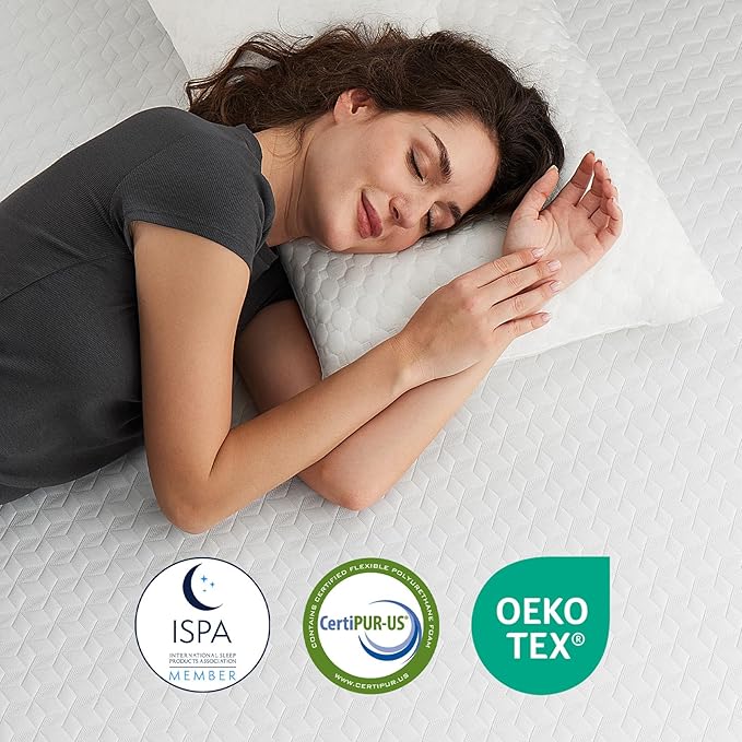 Novilla Queen Mattress, 12 Inch Queen Size Memory Foam with Comfort for Pressure Relief & Cool Fresh Sleep,Removable Washable Cover, Medium Firm