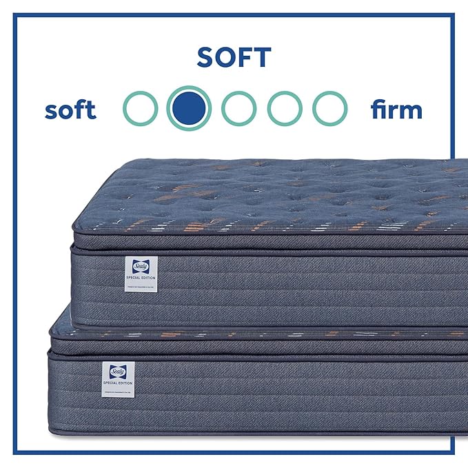 Sealy Warner 14" Soft Pillowtop Innerspring Mattress - Twin