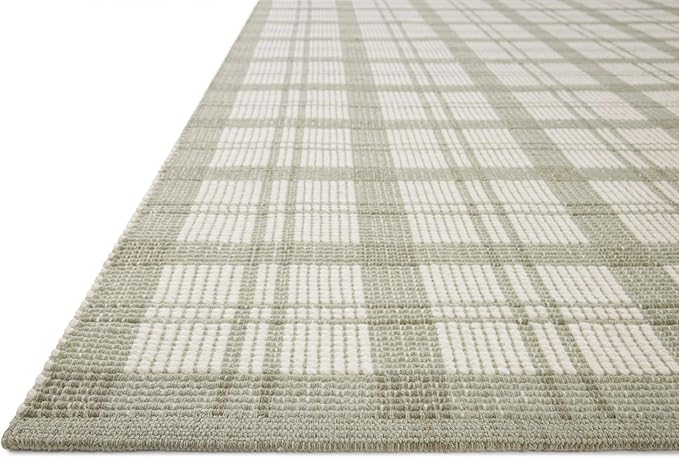 Loloi Magnolia Home by Joanna Gaines Ryder Collection RYD-01 Sage/Ivory 2'-6" x 7'-6" Runner Rug