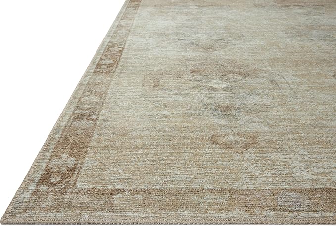 Loloi Amber Lewis Cambria Collection CBR-02 Mist/Natural 10'-0" x 14'-0" Area Rug Jute, Neutral, Vintage Style, Antique Tone, Living, Bedroom, Dining, Carpet