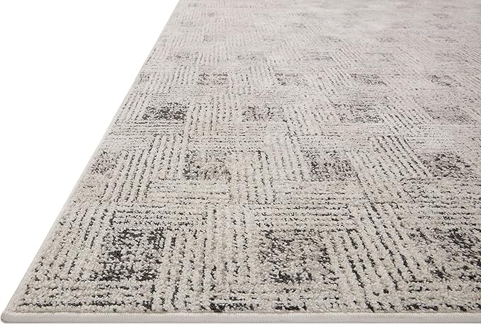Loloi Kamala Collection KAM-01 Grey/Graphite 2'-3" x 3'-10" Accent Rug