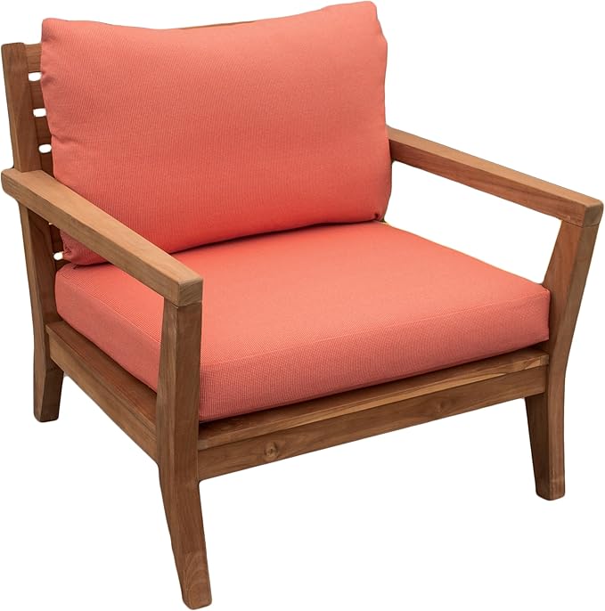 Tommy Bahama Deep Seating Lounge Cushion, 24" X 24" X 4", Bamboo Bay Mango