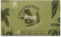 Grab Green Stoneworks Cruelty-Free Dryer Sheets | Softens Fabrics, Freshens Clothing & Reduces Static-Cling and Wrinkles | Plant Based | Olive Leaf Scent (80 Sheets)