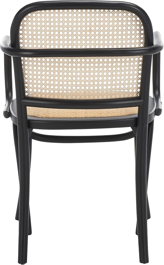 Safavieh Home Keiko White and Natural Cane Dining Chair