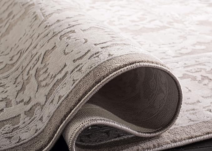 SAFAVIEH Reflection Collection Accent Rug - 2'3" x 4', Beige & Cream, Non-Shedding & Easy Cleaning, Ideal for Entryway, Living Room, Bedroom (RFT665A)