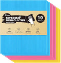 AIDEA Swedish Dish Cloth, 10PK, Swedish Dishcloths for Kitchen, Reusable Paper Towels Washable, Sponge Cloths Kitchen, Absorbent Dish Rags, Dish Towels Cloth, 7"x6"