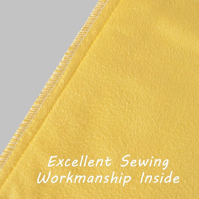 FUTEI Lemon Yellow Velvet Decorative Throw Pillow Covers 12x20 Set of 2,Soft Cozy Edge with Tassels Lumbar Pillow Cases,Boho Modern Home Decor for Couch Bed Living Room