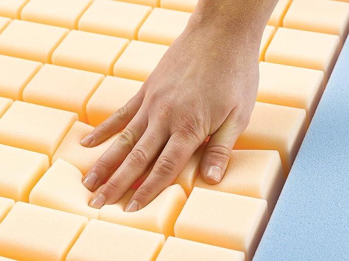 Invacare SRS2080 Glissando Friction Reducing Hospital Bed Mattress for Pressure Sore & Ulcer, 36" Width, 80" Length, Blue