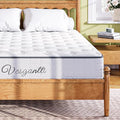 Vesgantti Twin Mattress, 10 Inch Innerspring Hybrid Single Bed Mattress in a Box with Breathable Foam and Pocket Spring, Ergonomic Design, Medium Firm Feel