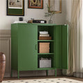 Metal Storage Cabinet with 2 Adjustable Shelves & 2 Doors