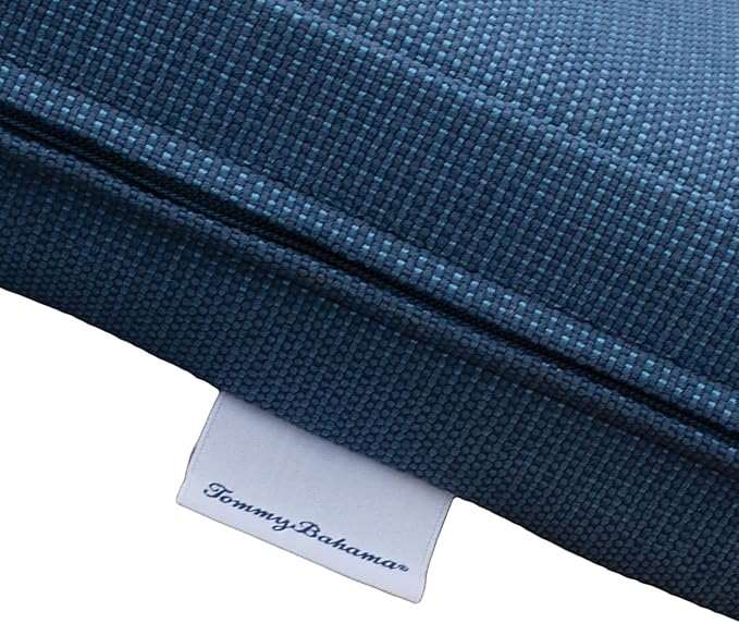 Tommy Bahama Bench Cushion, 44" X 19" X 2.5", Bamboo Bay Cobalt