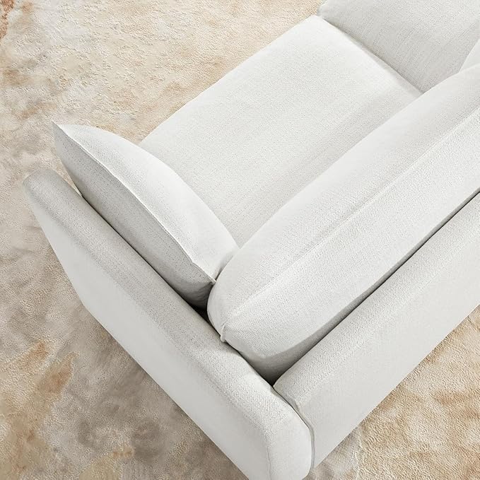 CHITA Luxury Oversized 148" U-Shaped Sectional Sofa Couch, Premium Down Filled Cloud Modular Sectional with Storage Ottoman, FSC Certified, 6 Seat for Living Room, Cream