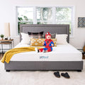 Queen Mattress,10 Inch Hybrid Mattress in a Box with Gel Memory Foam Mattress, Natural Latex Mattress Individually Wrapped Pocket Coils Innerspring Mattress, Pressure Relief, Back Pain Relief