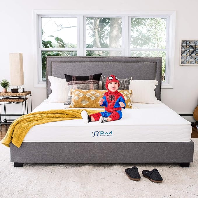 Queen Mattress,10 Inch Hybrid Mattress in a Box with Gel Memory Foam Mattress, Natural Latex Mattress Individually Wrapped Pocket Coils Innerspring Mattress, Pressure Relief, Back Pain Relief